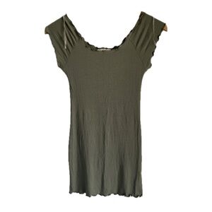 Sz.S-Audrey 3+1-Ribbed mini Dress